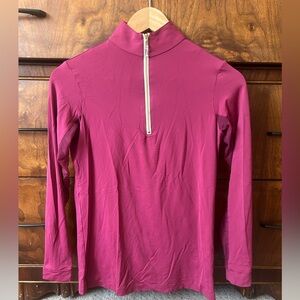 The Tailored Sportsman long sleeve sun shirt, XS, gorgeous plum color